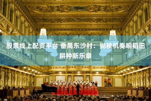 股票线上配资平台 番禺东沙村：抛秧机奏响稻田耕种新乐章
